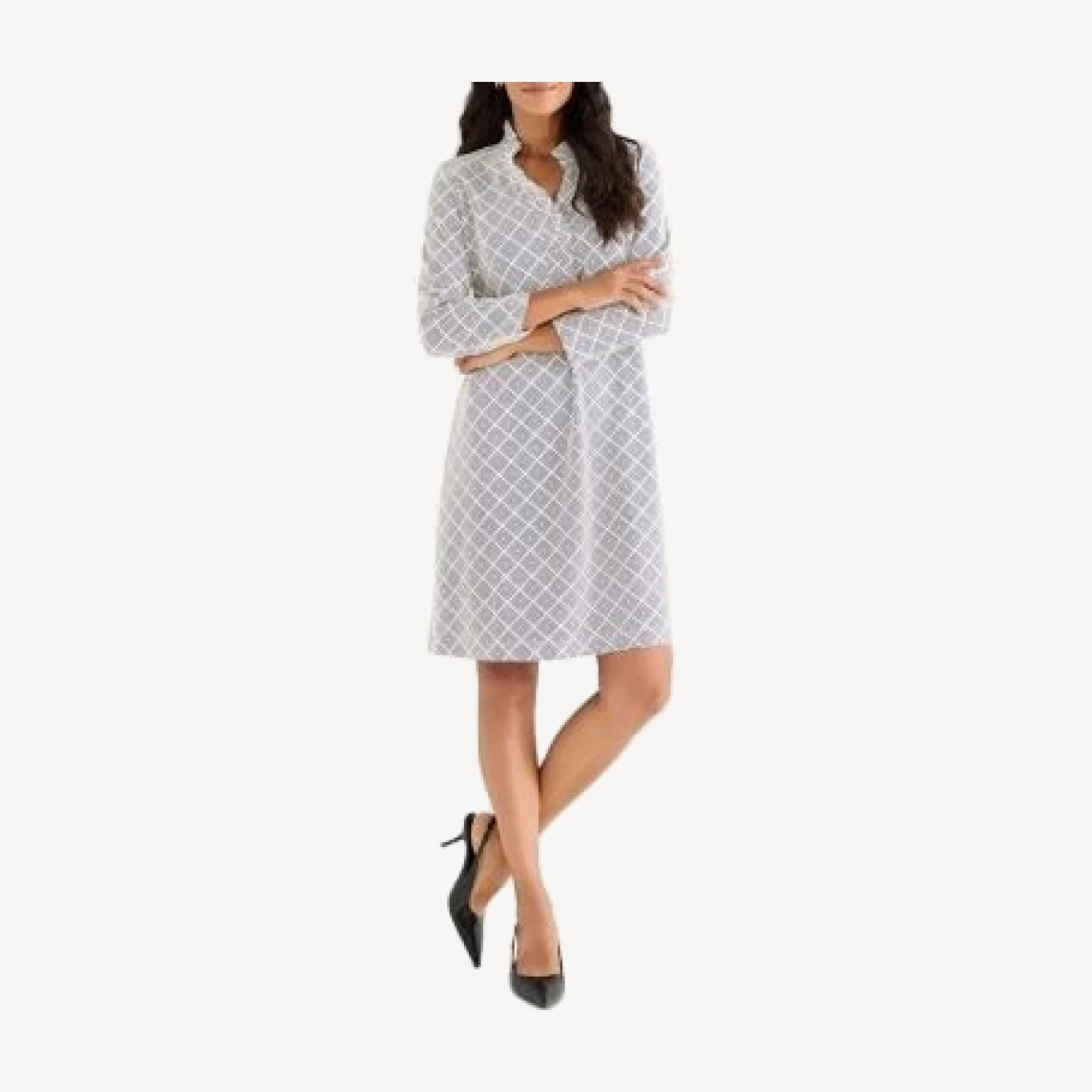 Nic+Zoe Diamond Etching Clementine Dress