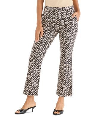 Nic+Zoe Lacy Diamonds Plaza Demi Bootcut Pants