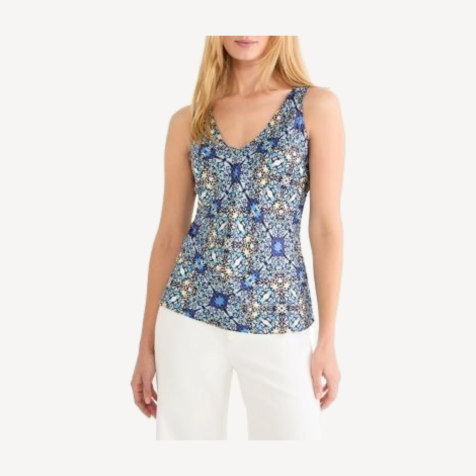 Nic+Zoe Filagree Tile Tank