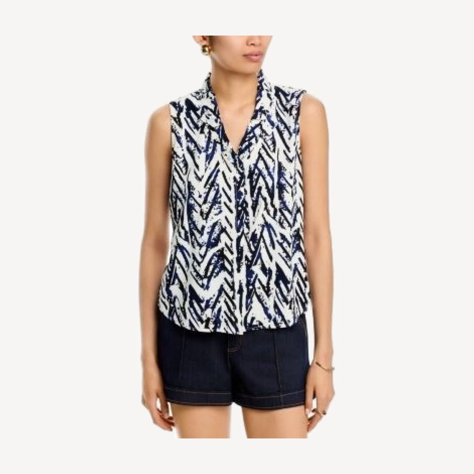 Nic+Zoe Ruffle Trim Top
