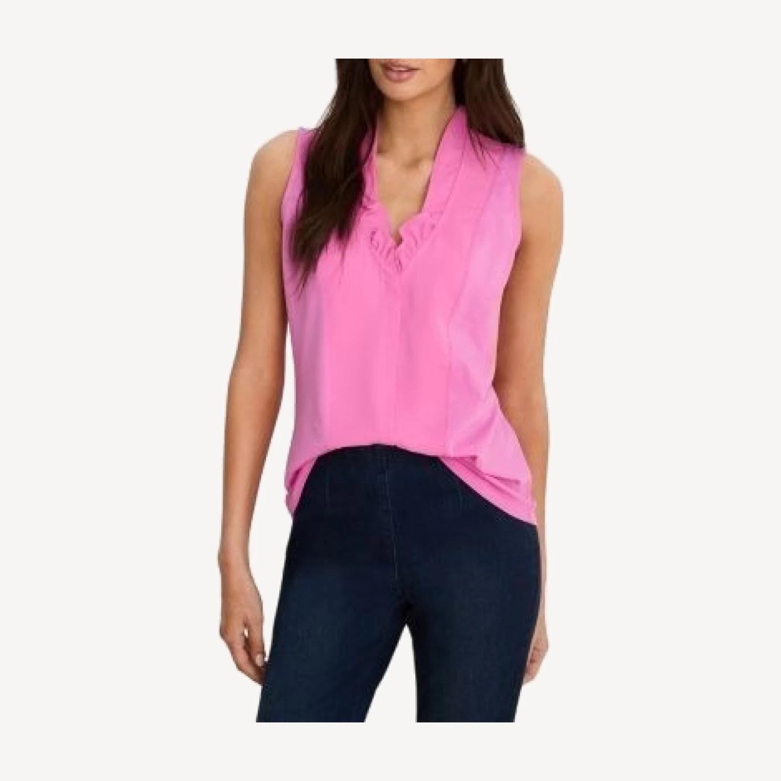 Nic+Zoe Ruffled Around Tank Top