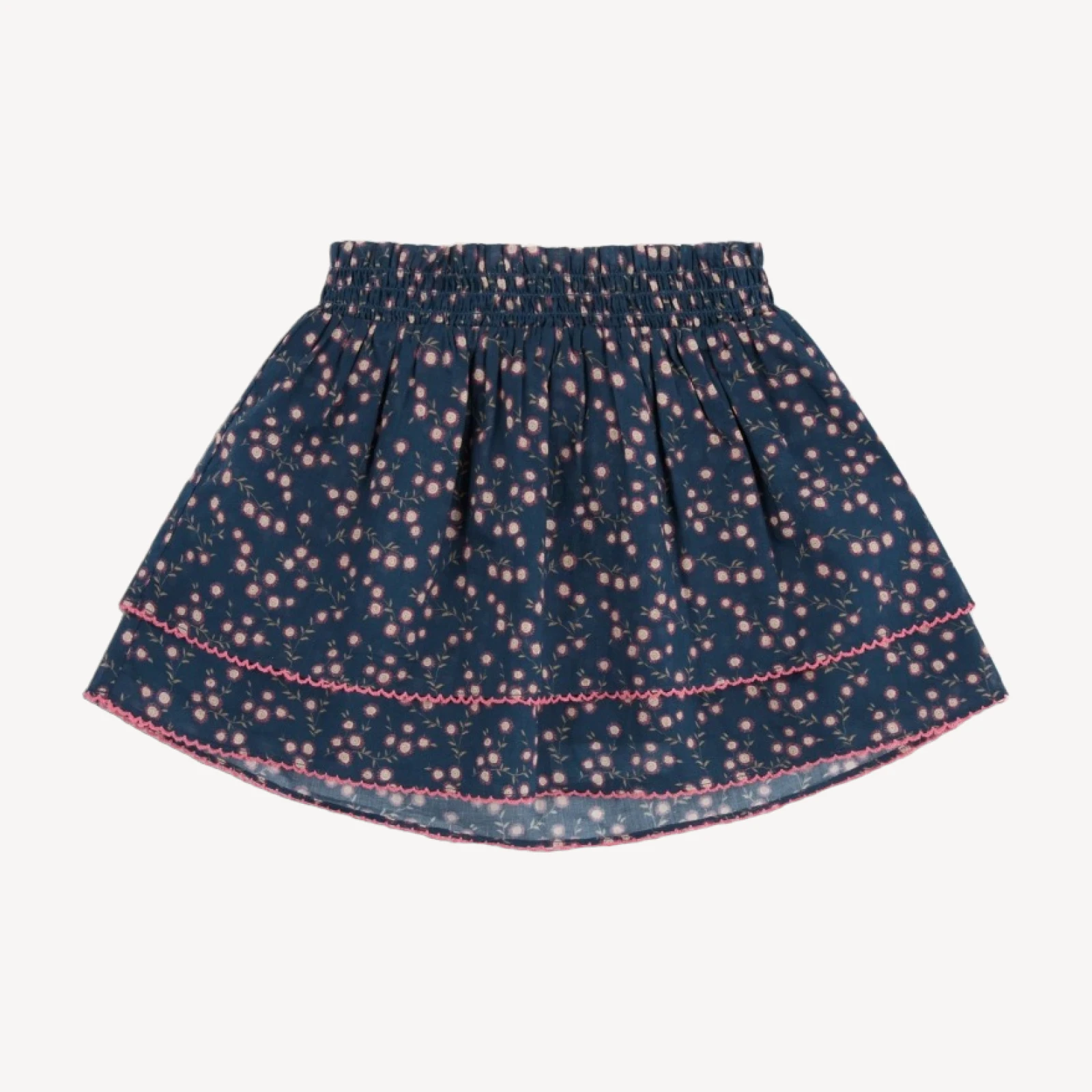 The Baby Annabella Skirt - Daisy Ditsy Toss Navy