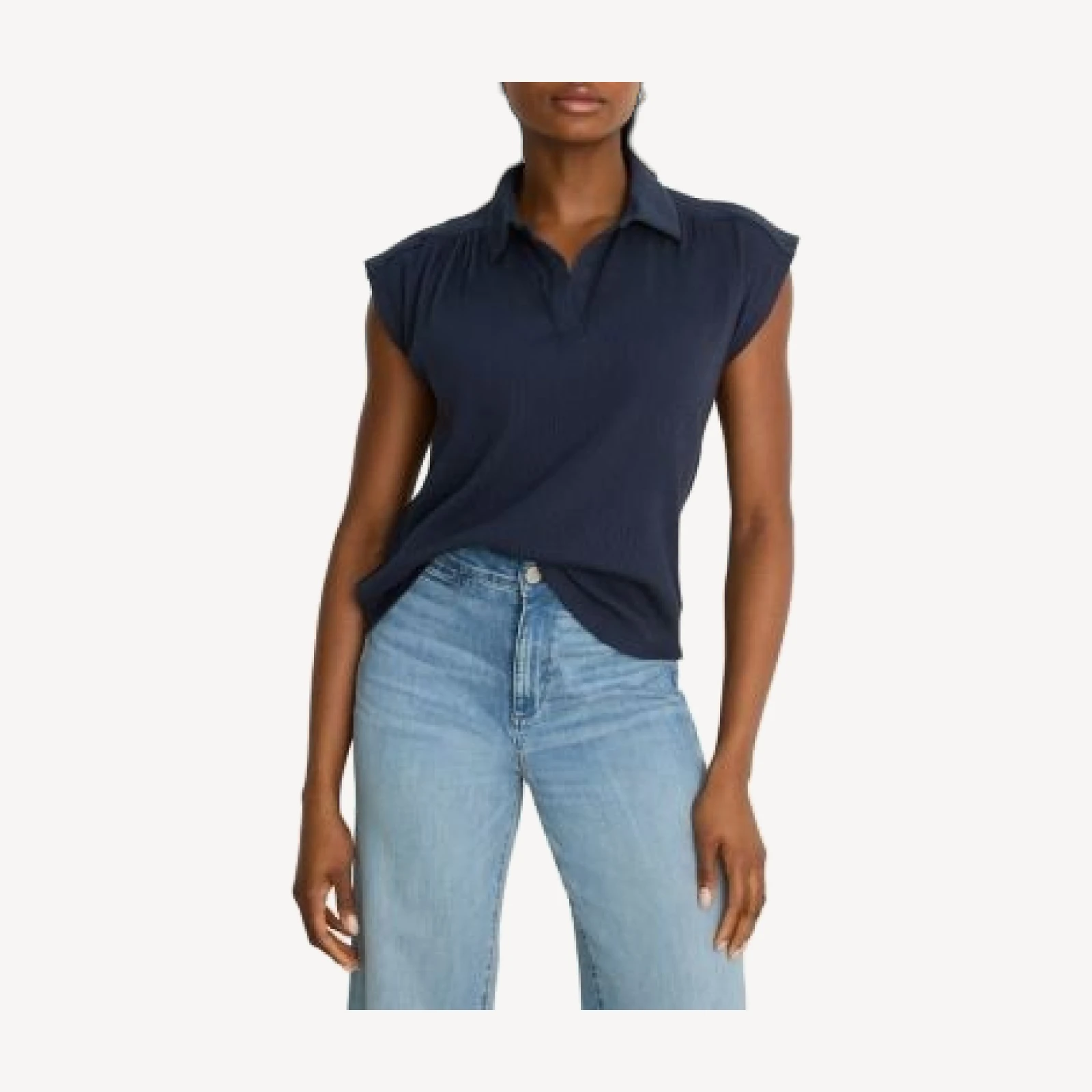 Nic+Zoe Coastal Crinkle Top
