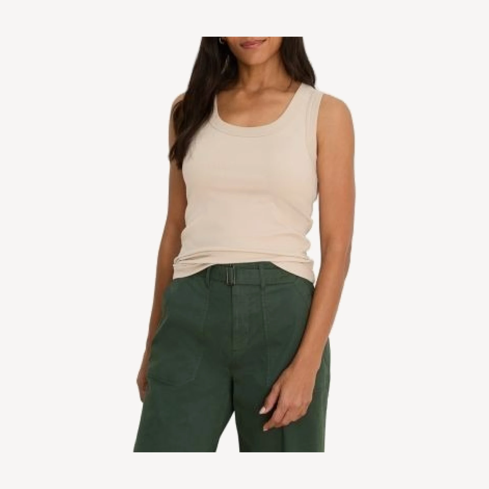 Nic+Zoe Perfect Rib Knit Scoop Tank