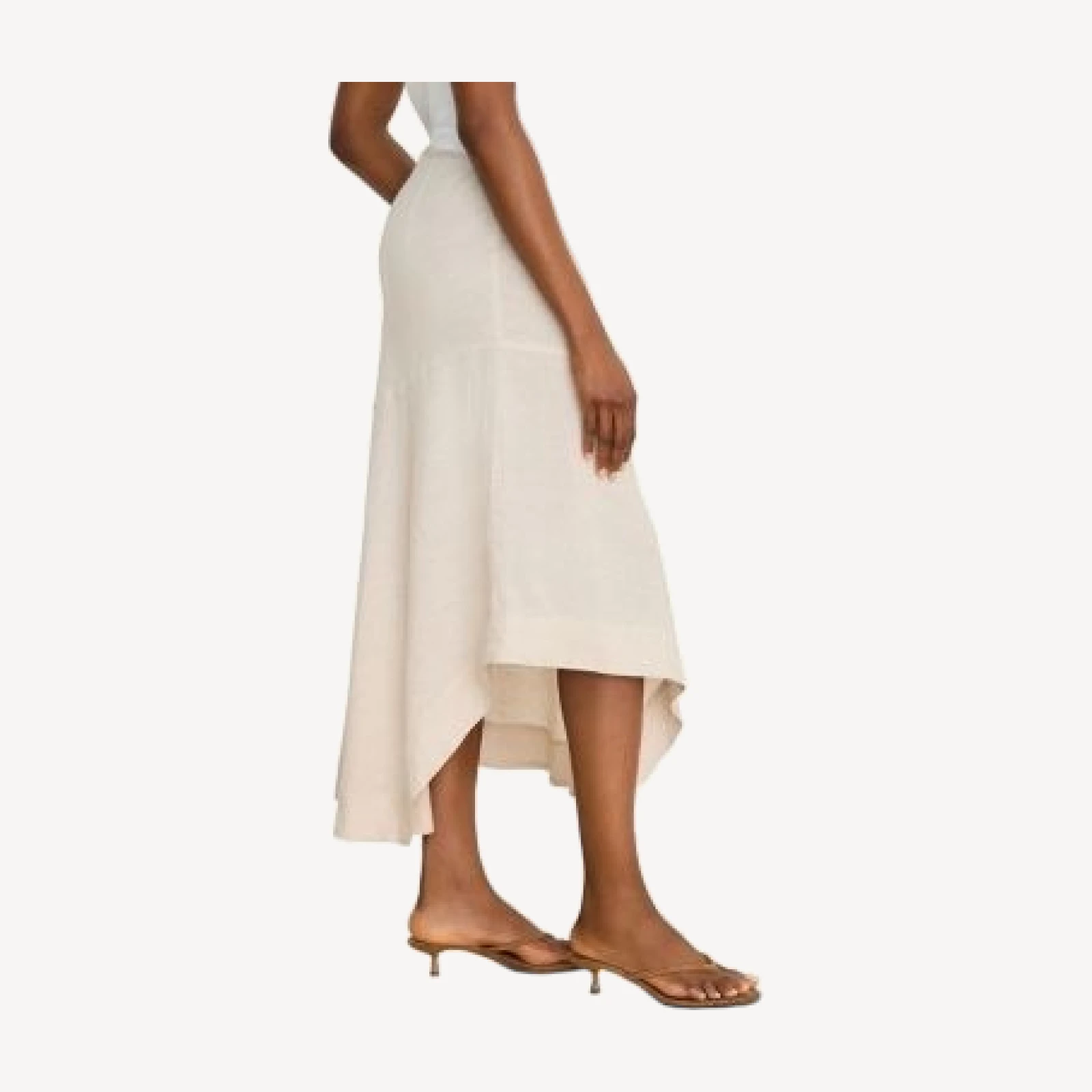 Nic+Zoe Long Engagement Rumba Linen Blend Skirt