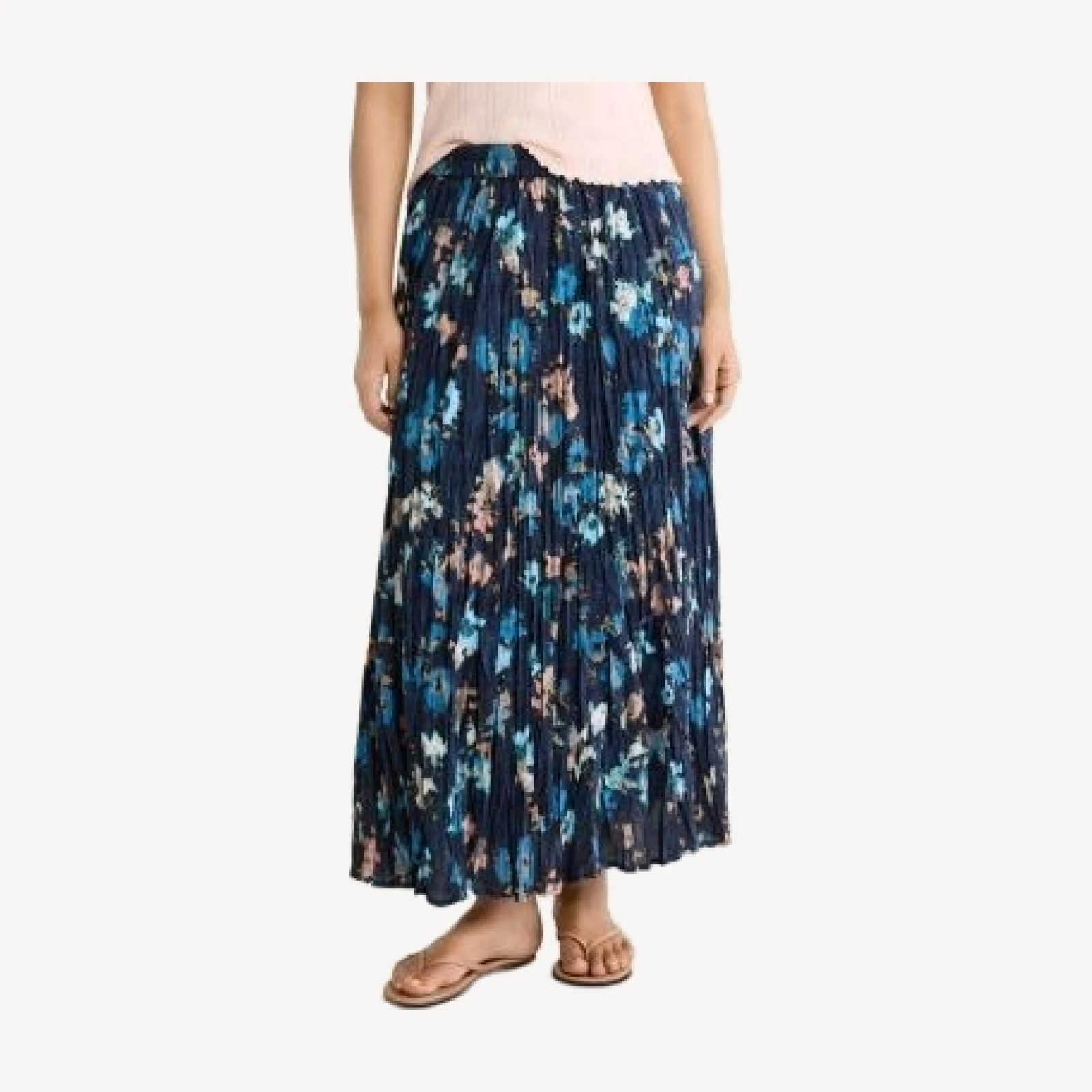 Nic+Zoe Glowy Crinkle Skirt