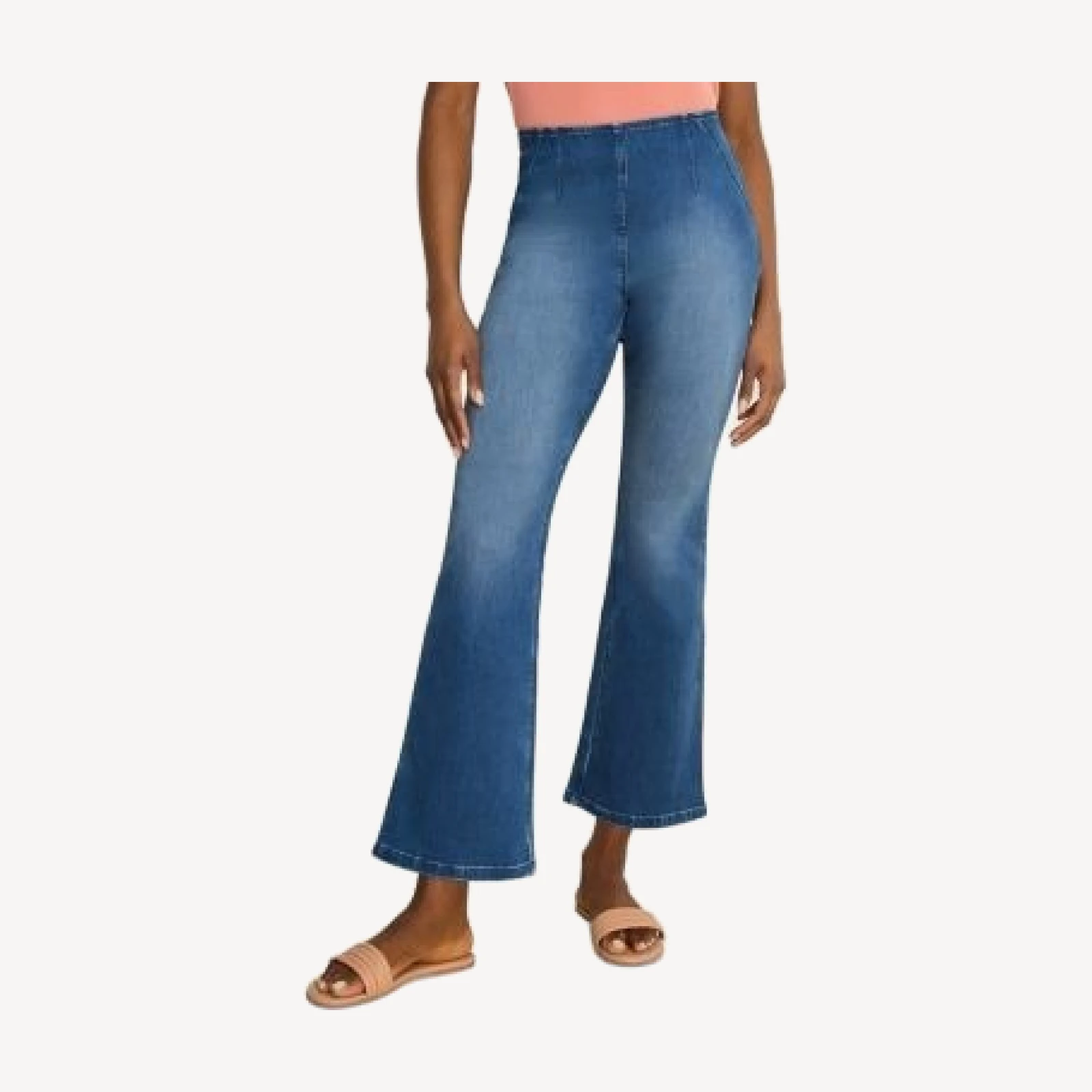 Nic+Zoe Berkeley High Rise Bootcut Pull-On Jeans in Uptown