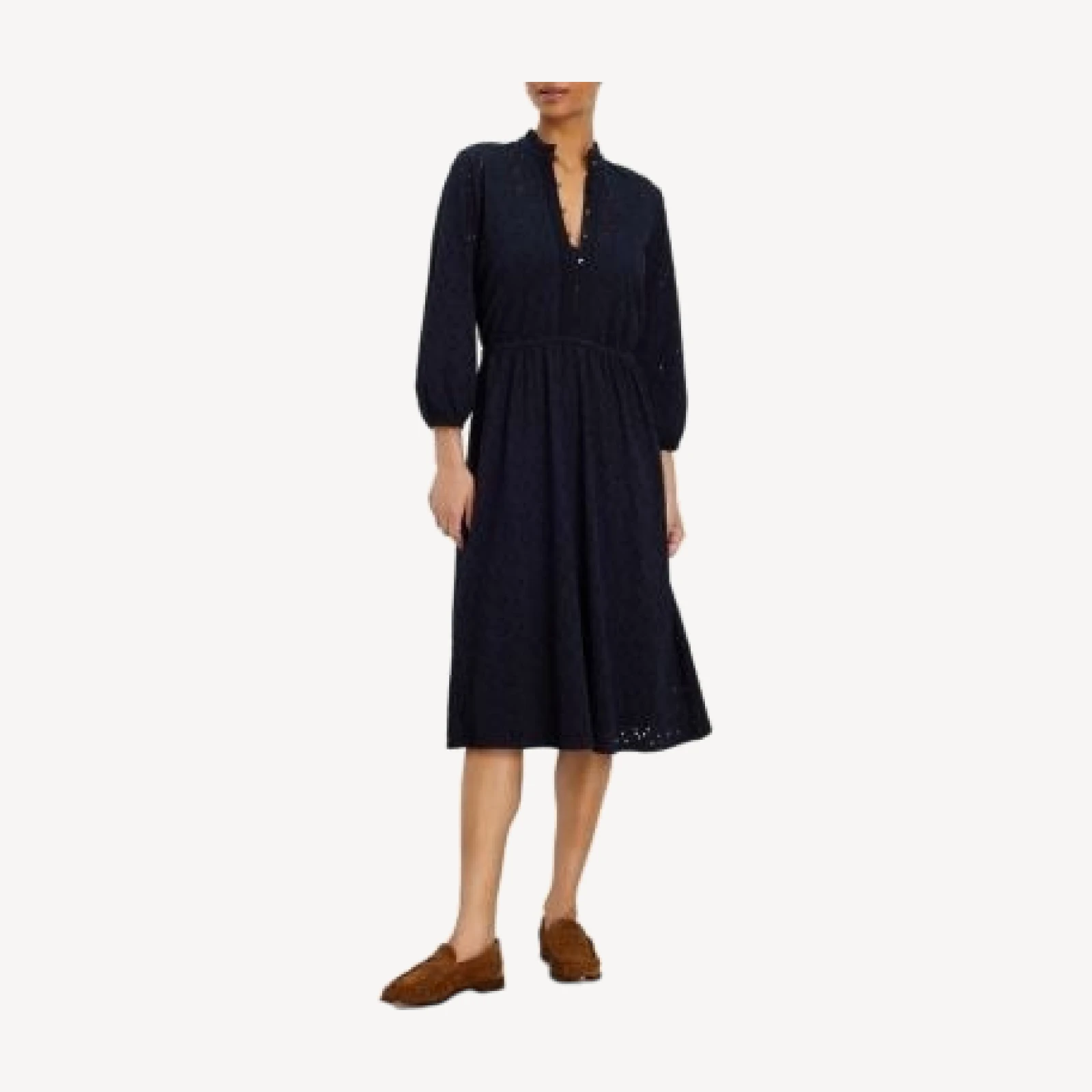 Nic+Zoe High Tea Knit Eyelet Dress