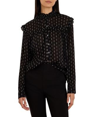 Nic+Zoe Mayfair Nights Chiffon Shirt