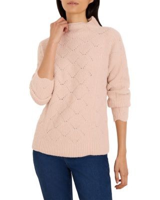 Nic+Zoe Diamond Jubilee Funnel Neck Sweater
