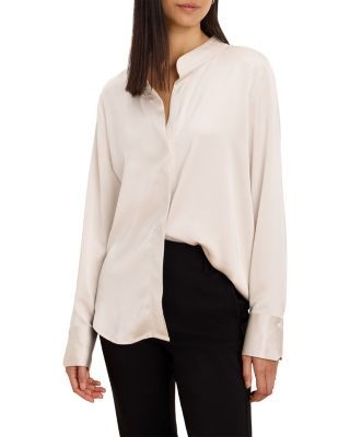 Nic+Zoe Day Button Front Gloss Shirt