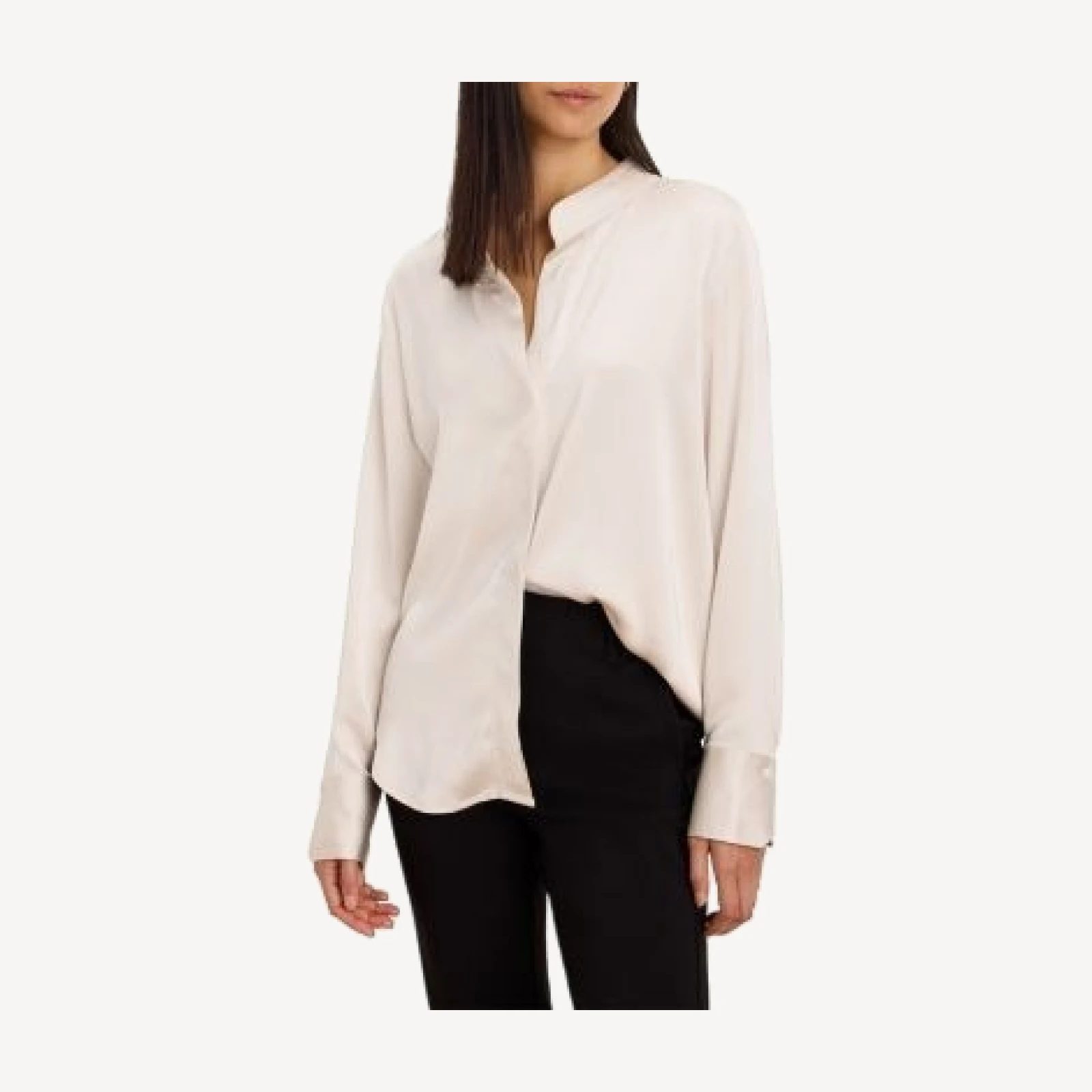 Nic+Zoe Day Button Front Gloss Shirt