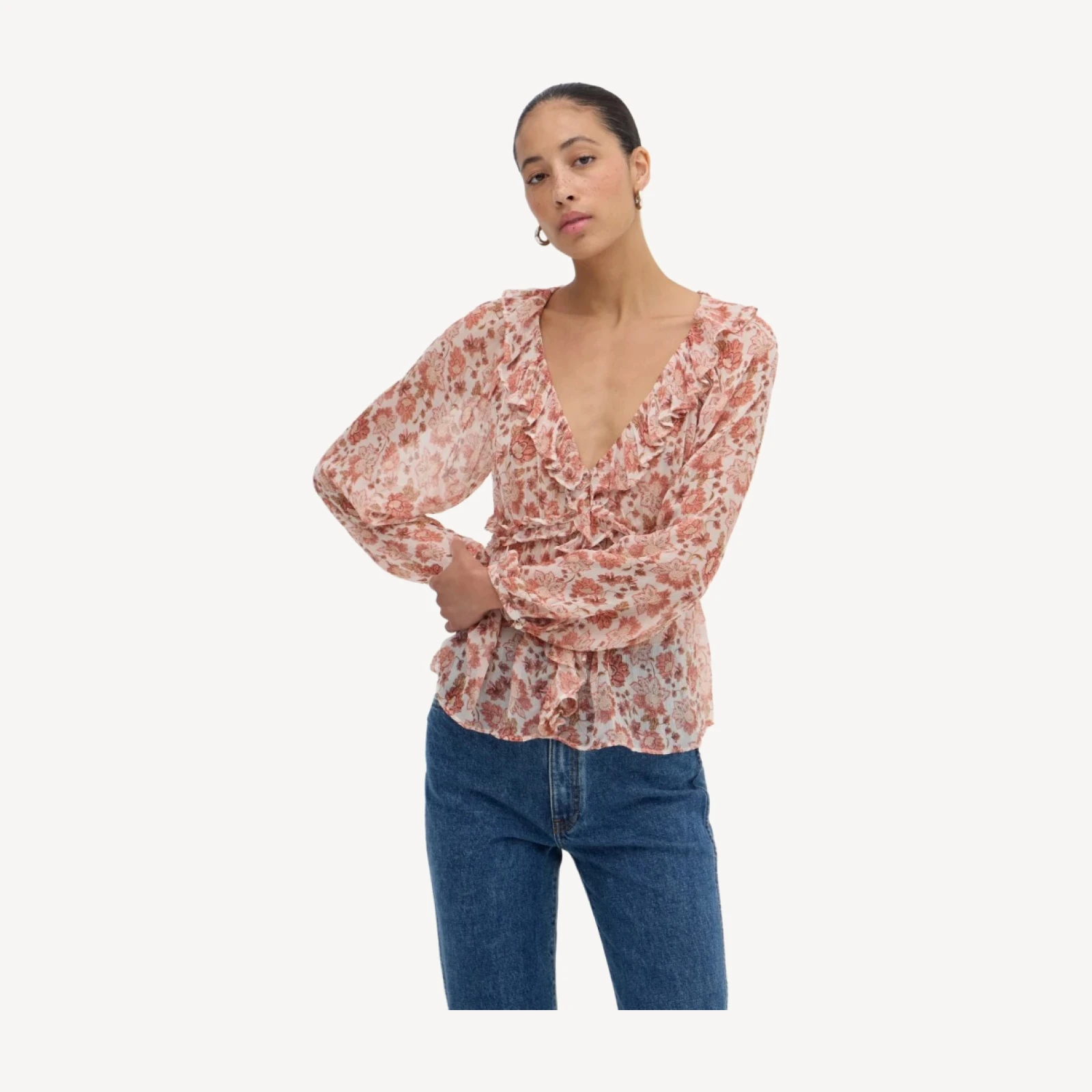 The Odette Top - Meadowbrook Floral