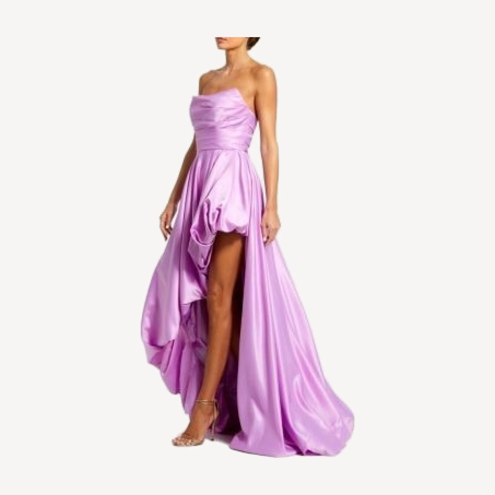 Mac Duggal Strapless Ruched Gown