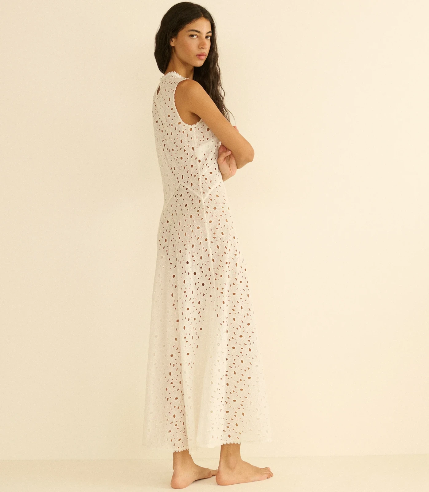 ADELANA DRESS -- SALT