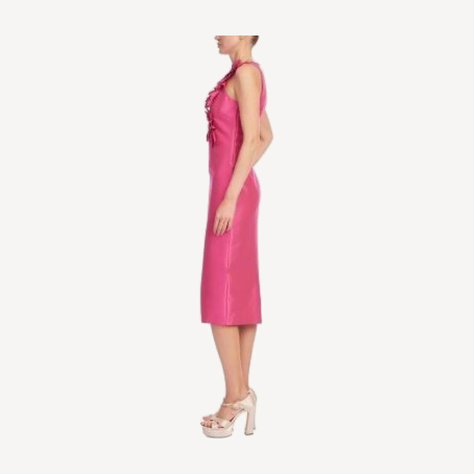 Badgley Mischka Corsage Sheath Dress
