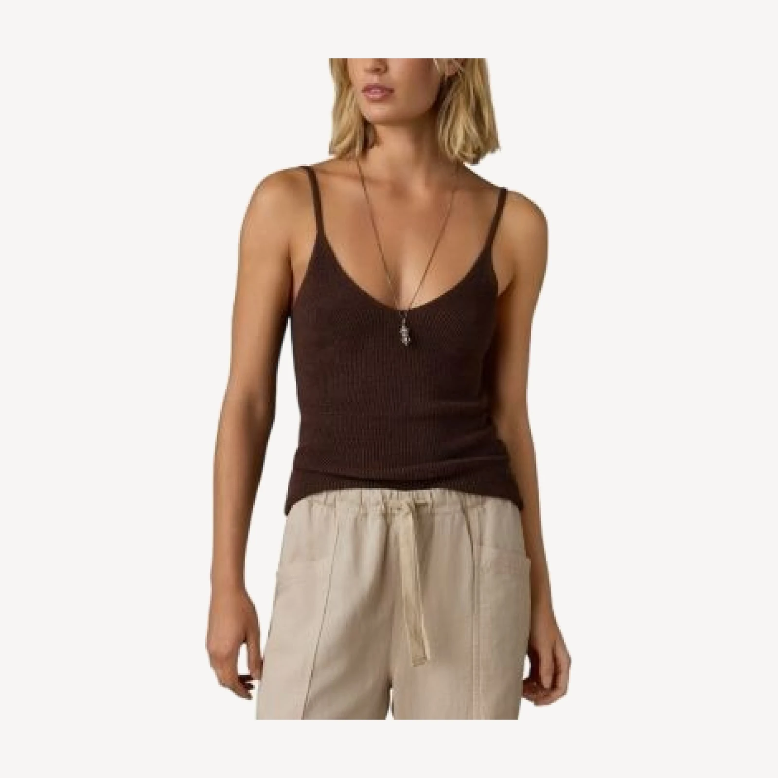 Faherty Miramar Linen Blend Sweater Cami