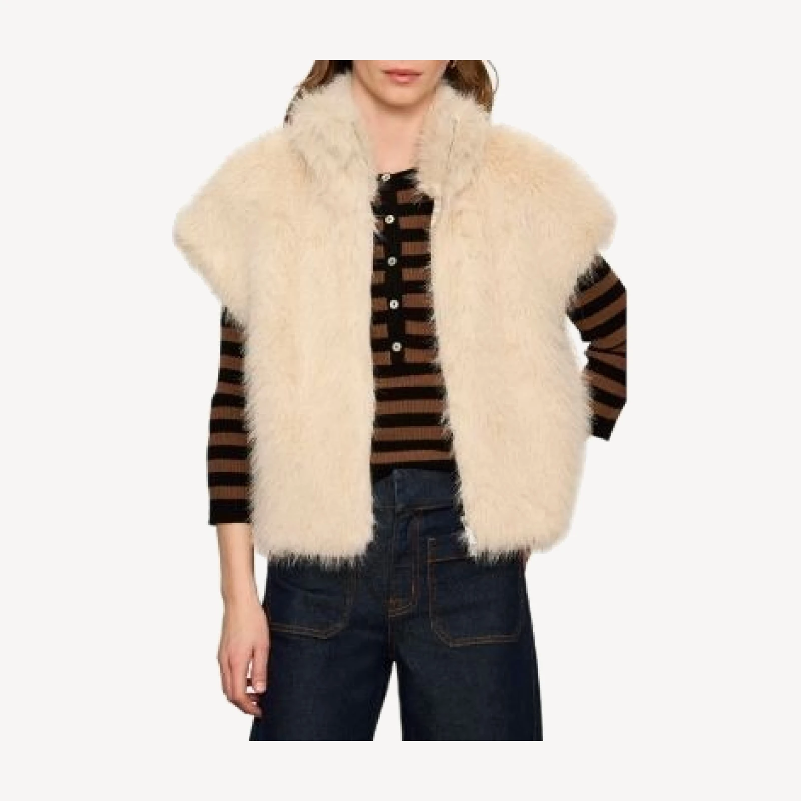 Sanctuary Cozy Faux Fur Vest