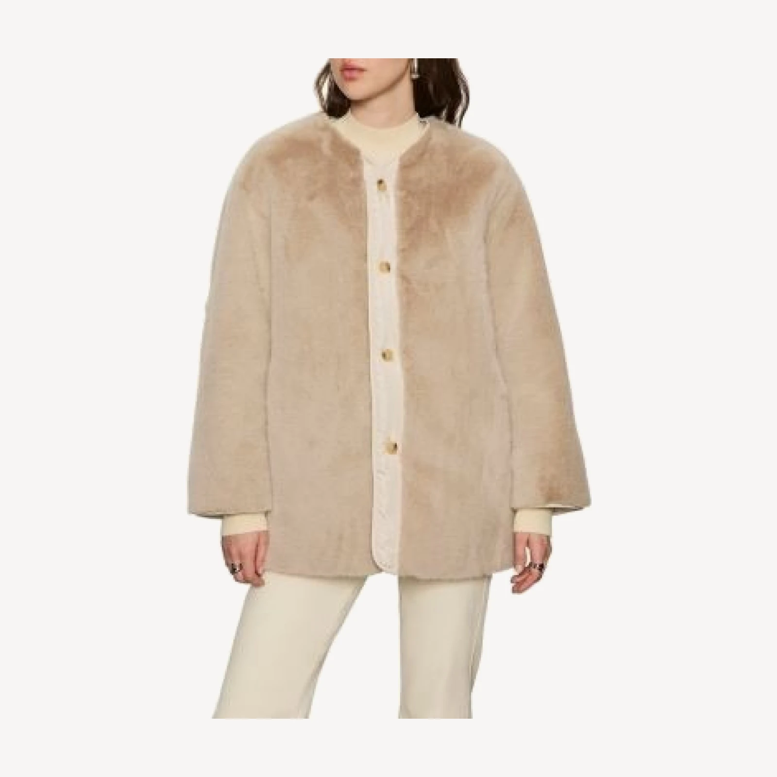 Sanctuary Reversable Faux Fur Liner Jacket