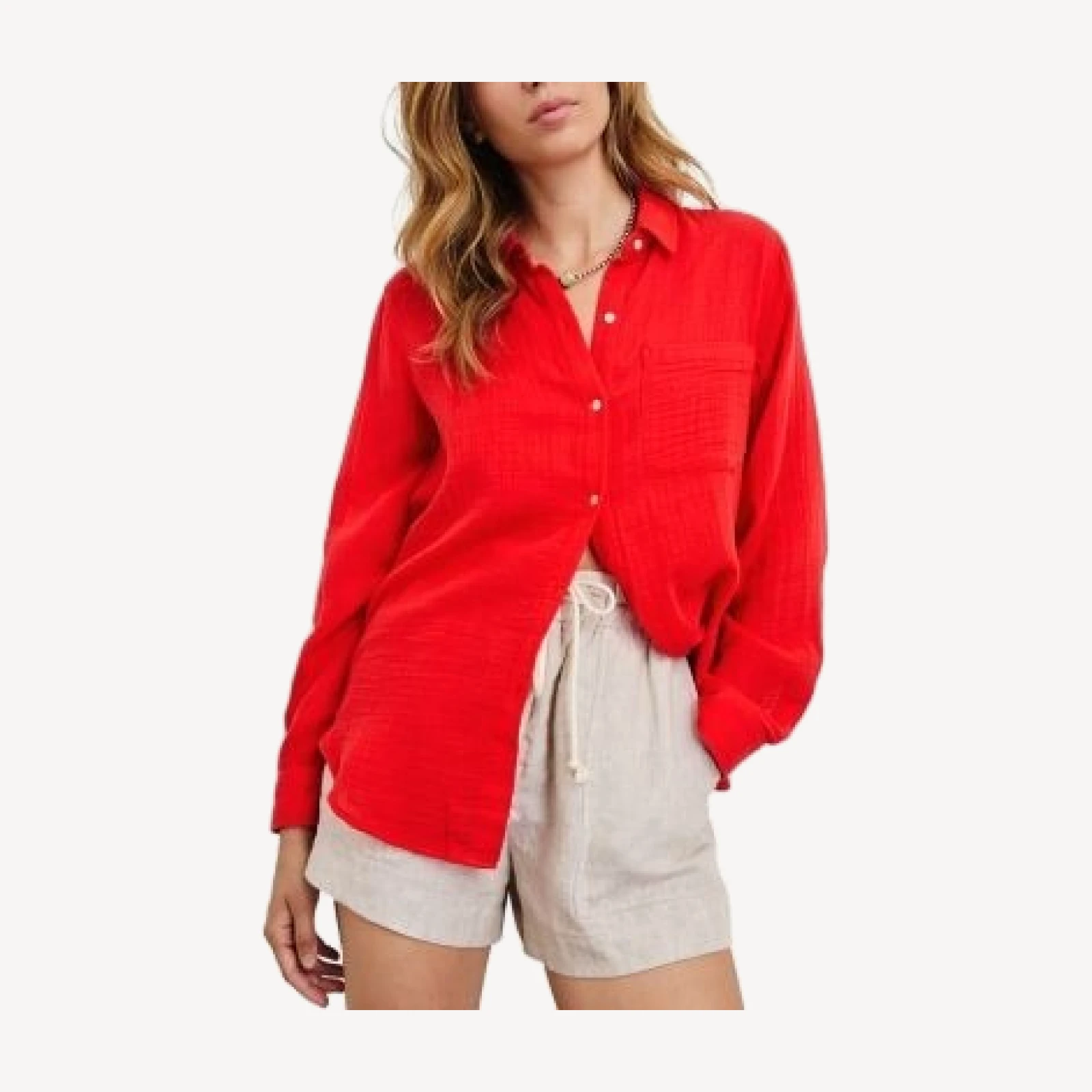 Rails Ellis Cotton Gauze Button Down Shirt