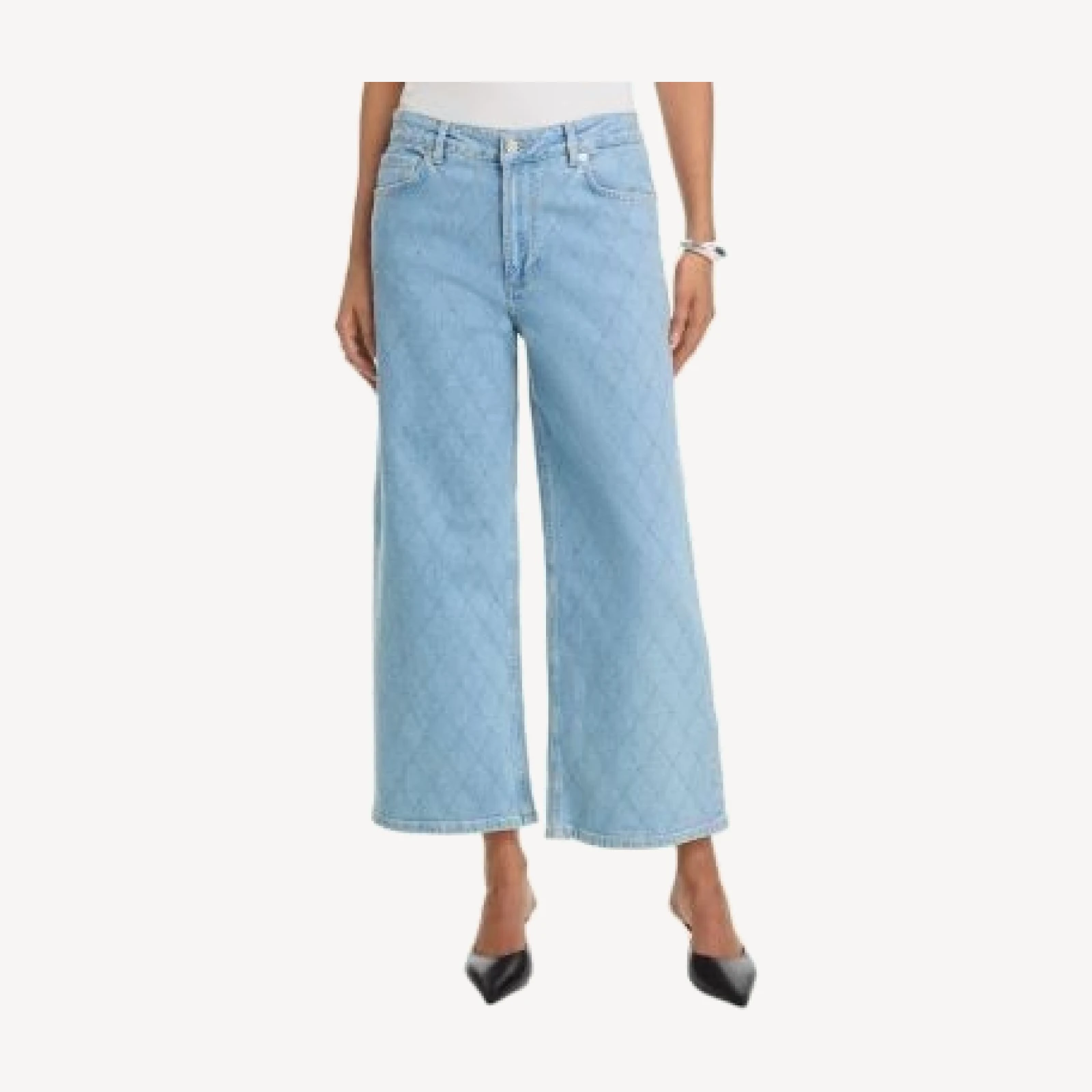 Rails Getty High Rise Crop Jeans in Quilt Stud