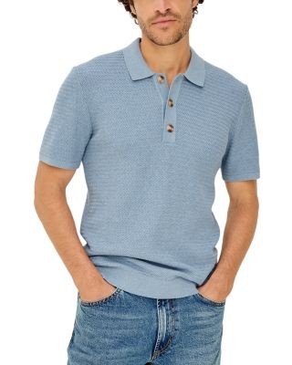 Rails Nathan Relaxed Fit Knit Polo Shirt