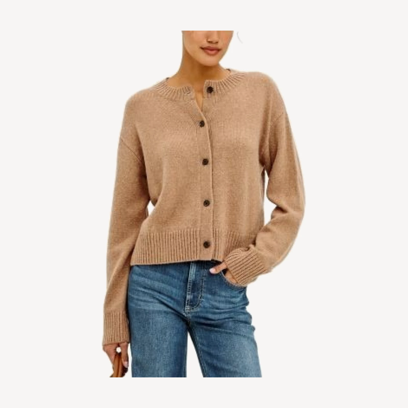 Rails Carre Cotton, Wool & Cashmere Cardigan Sweater