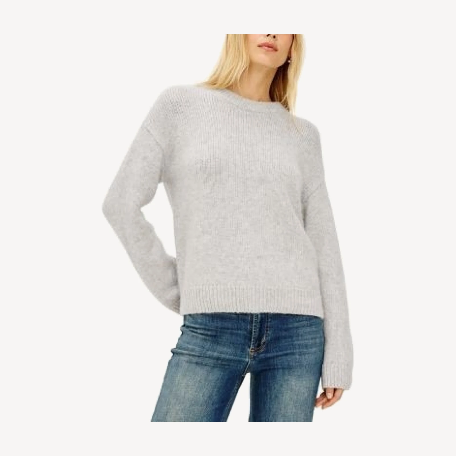 Rails Helly Rib Trim Crewneck Sweater