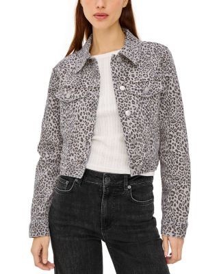 Rails Brea Cheetah Print Denim Jacket