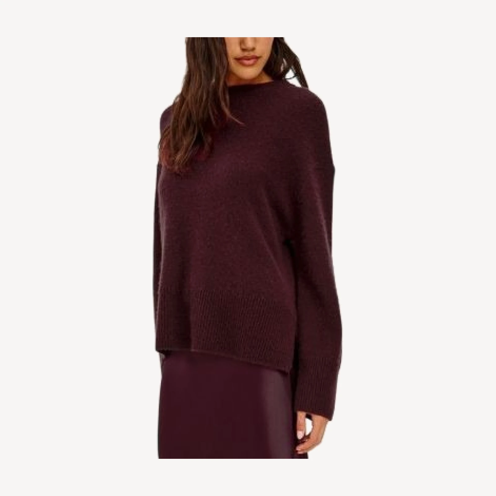 Rails Miranda Cashmere & Silk Crewneck Oversized Sweater