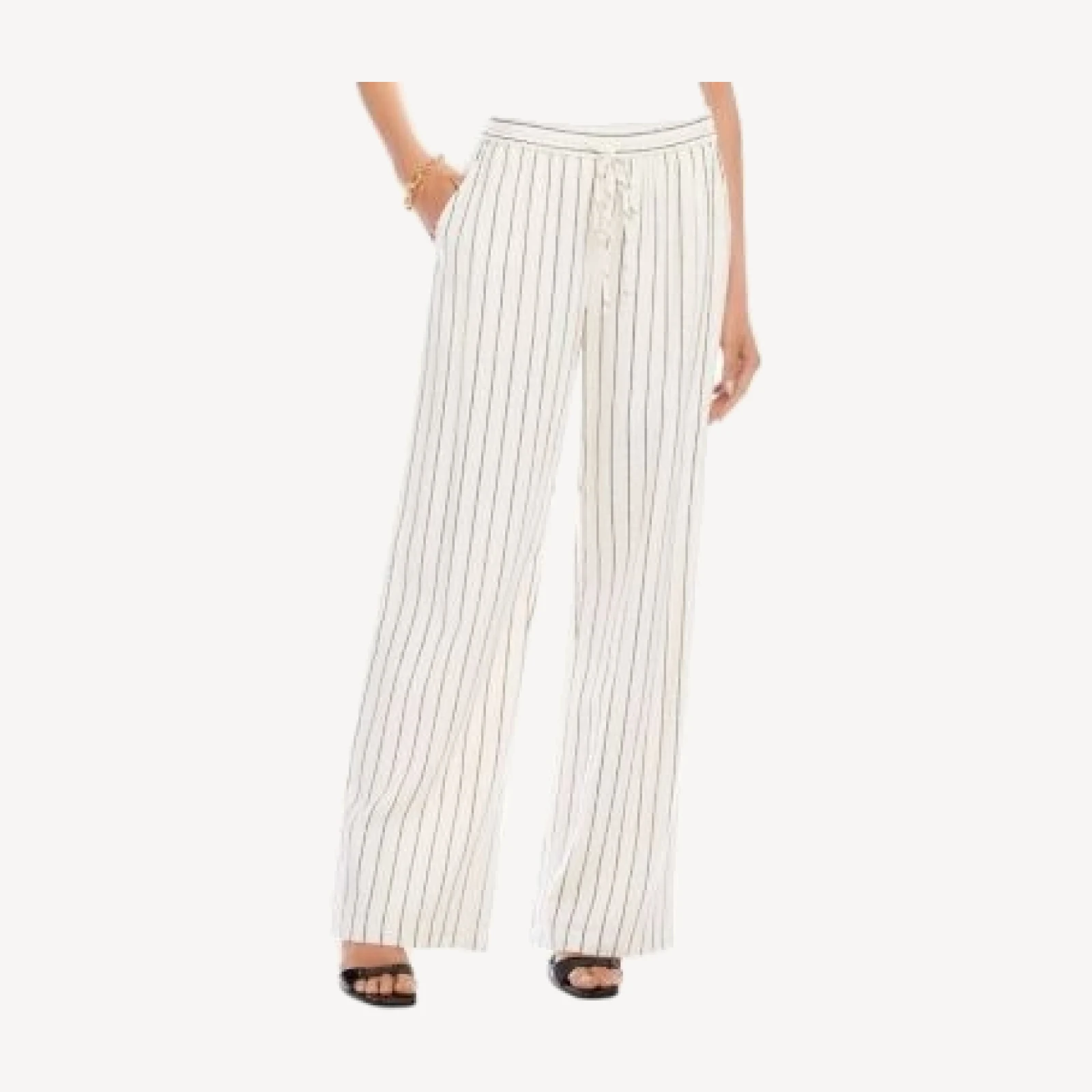 Karen Kane Striped Drawstring Pants