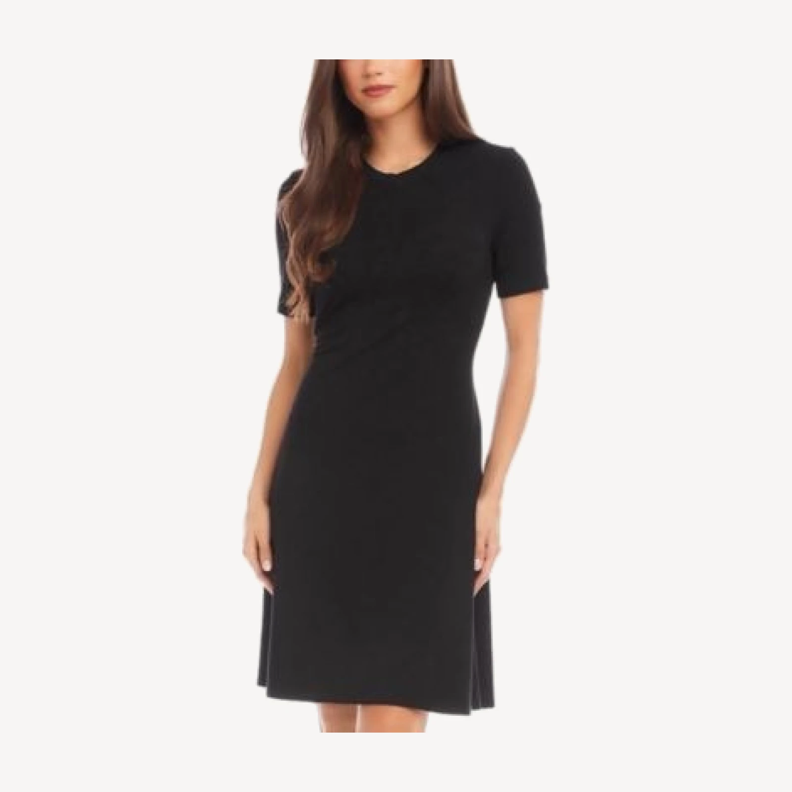 Karen Kane Petites Short Sleeve A Line Dress