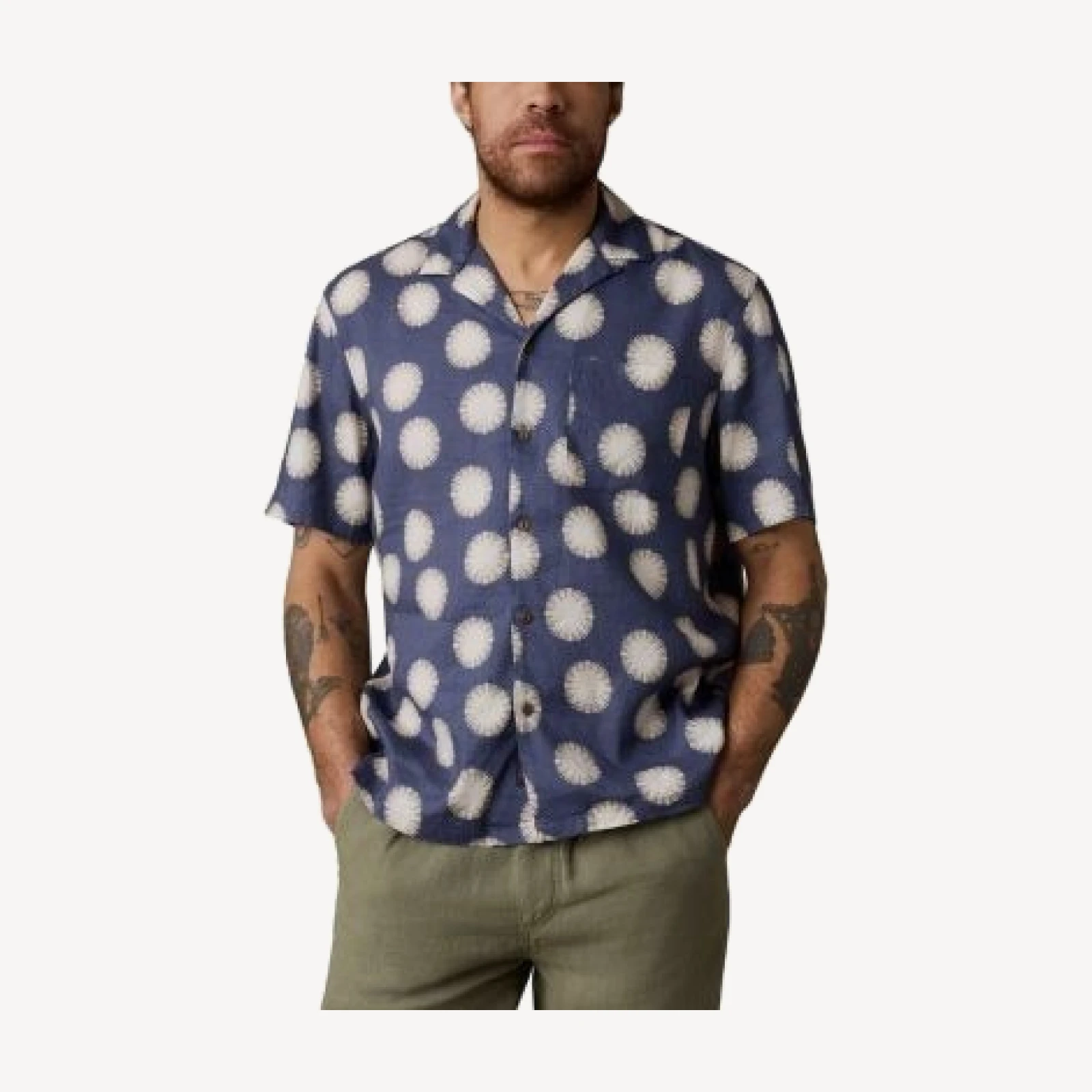 Faherty Palma Printed Camp Shirt