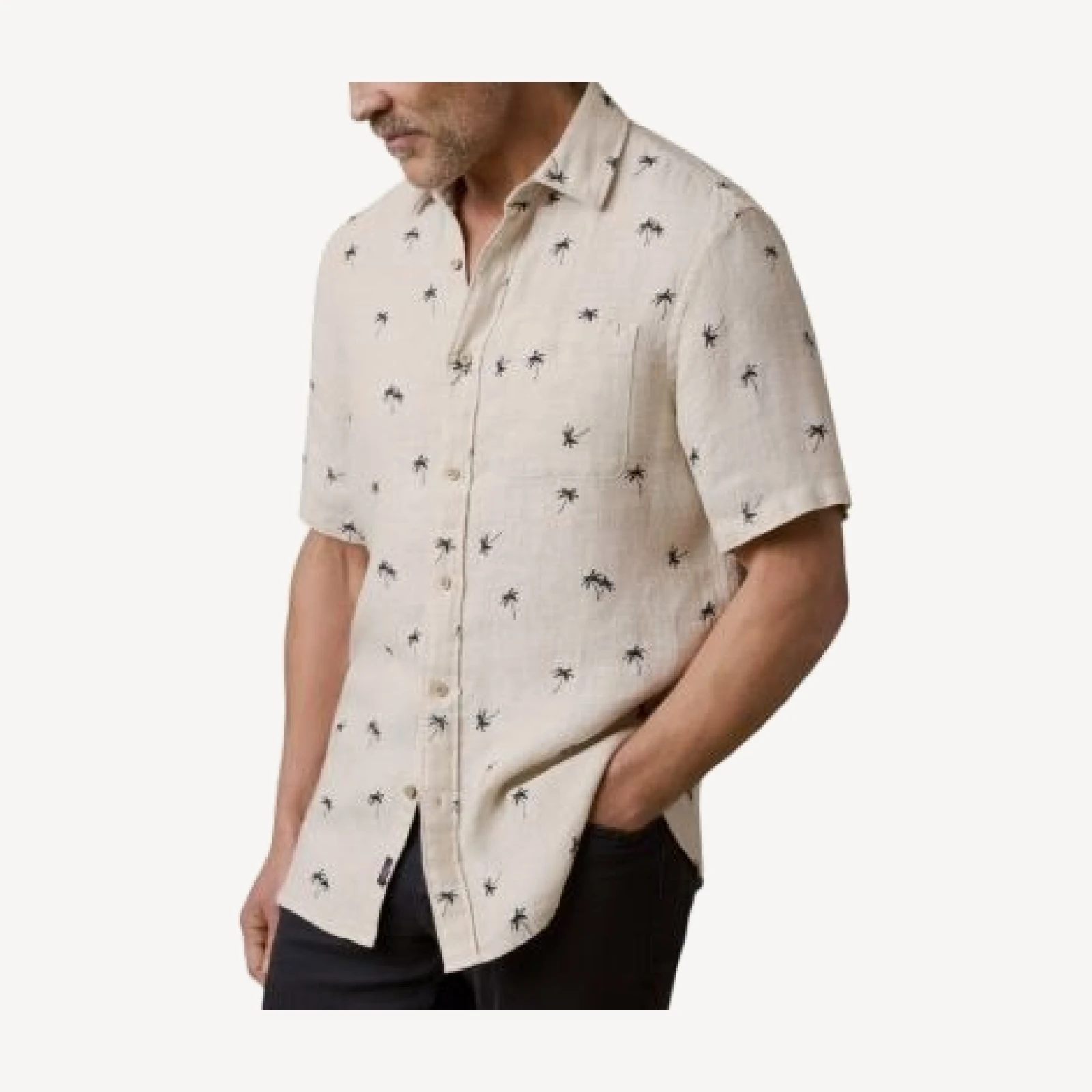 Faherty Short Sleeve Palma Linen Shirt