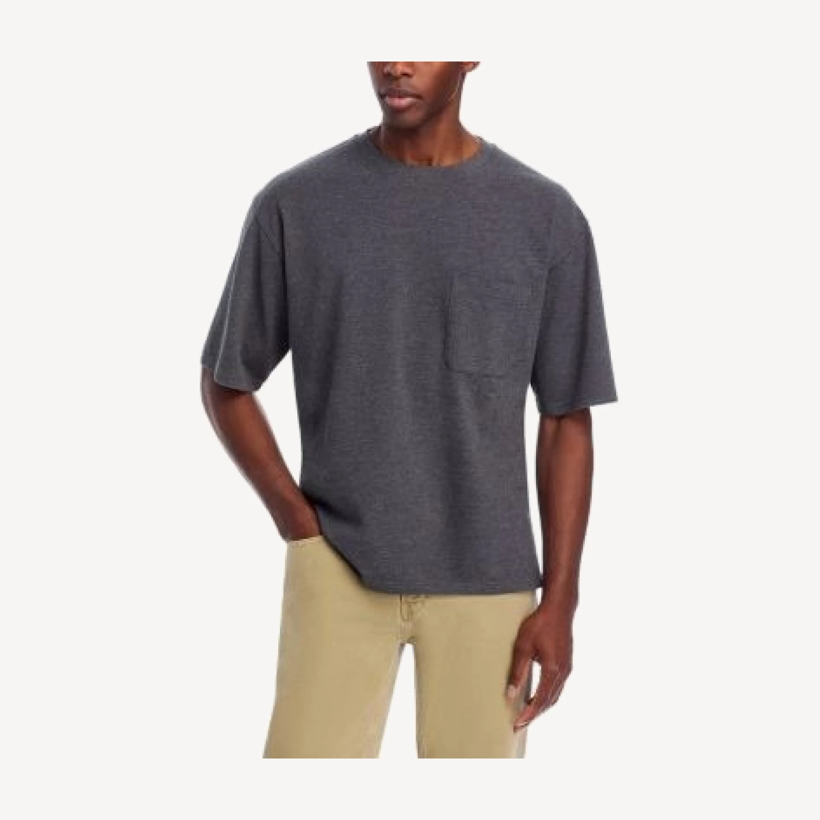 Frame Pique Cotton Relaxed Tee