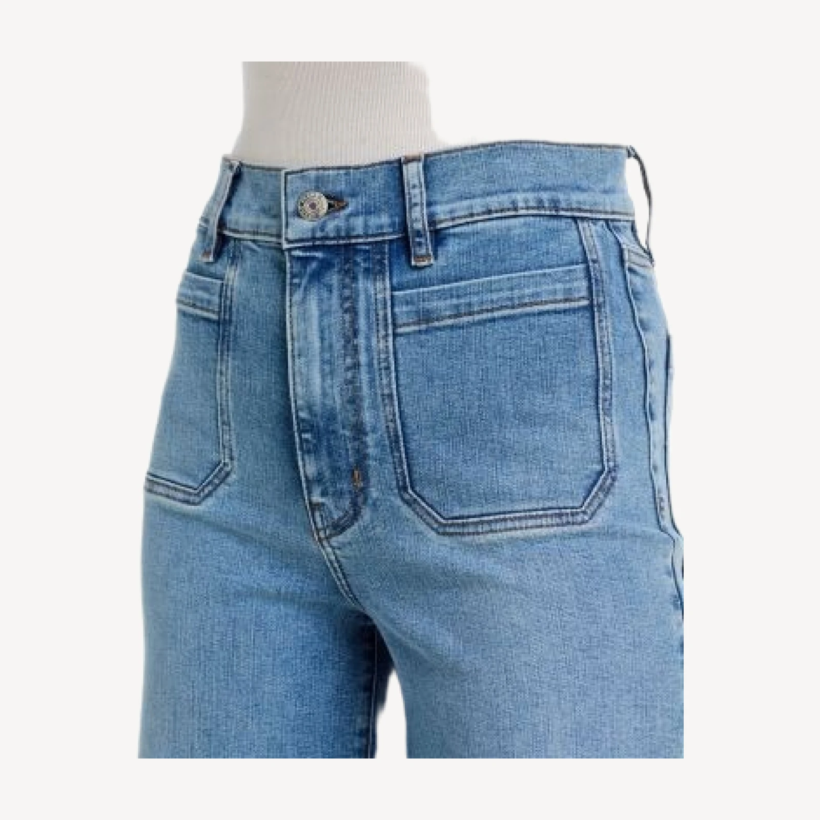 Frame Le Slim Palazzo Modernist Pocket Jeans in Diverge