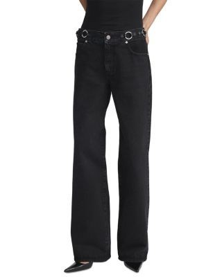 Frame The O Ring Stroll High Rise Jeans in Sutro