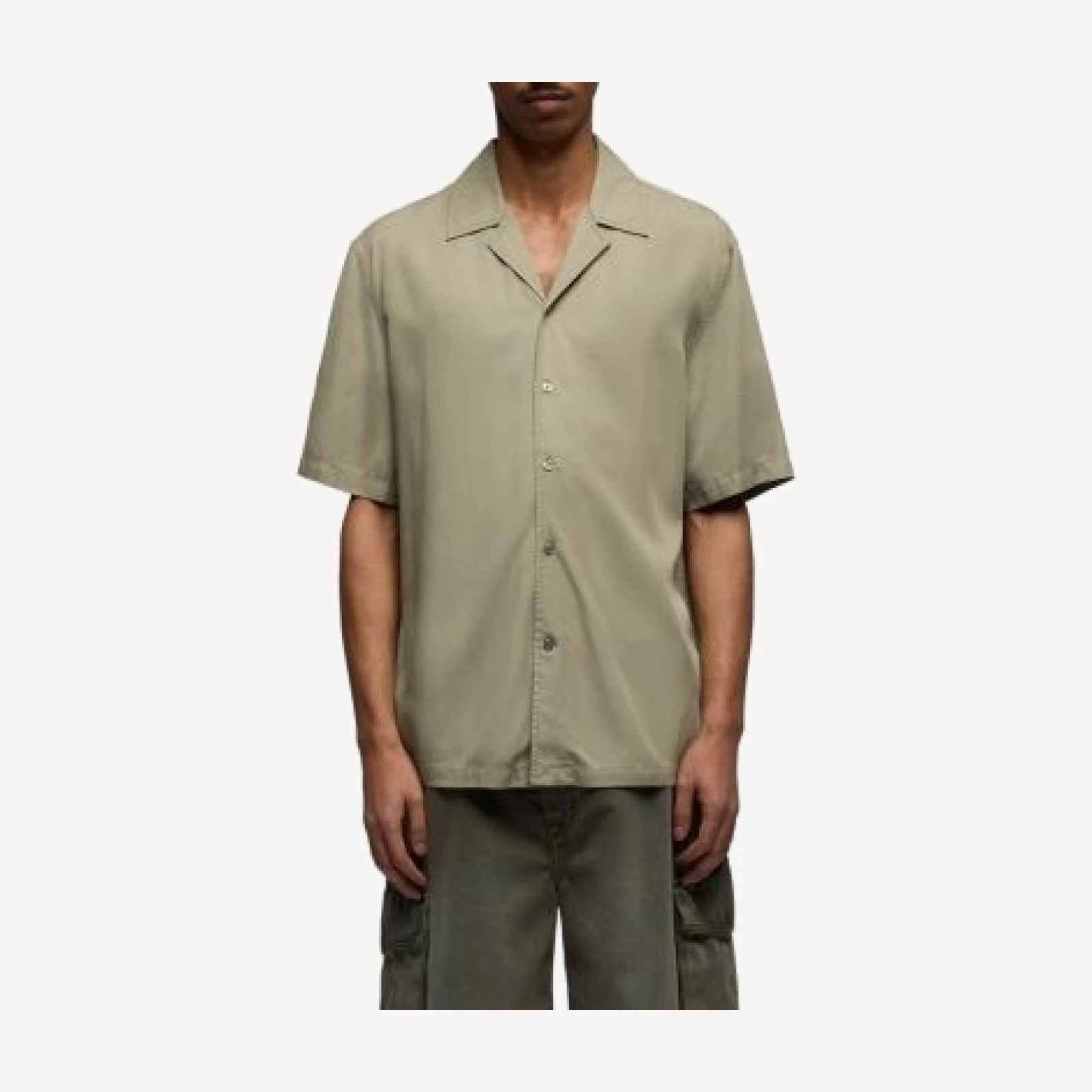 7 For All Mankind Short Sleeve Camp Shirt