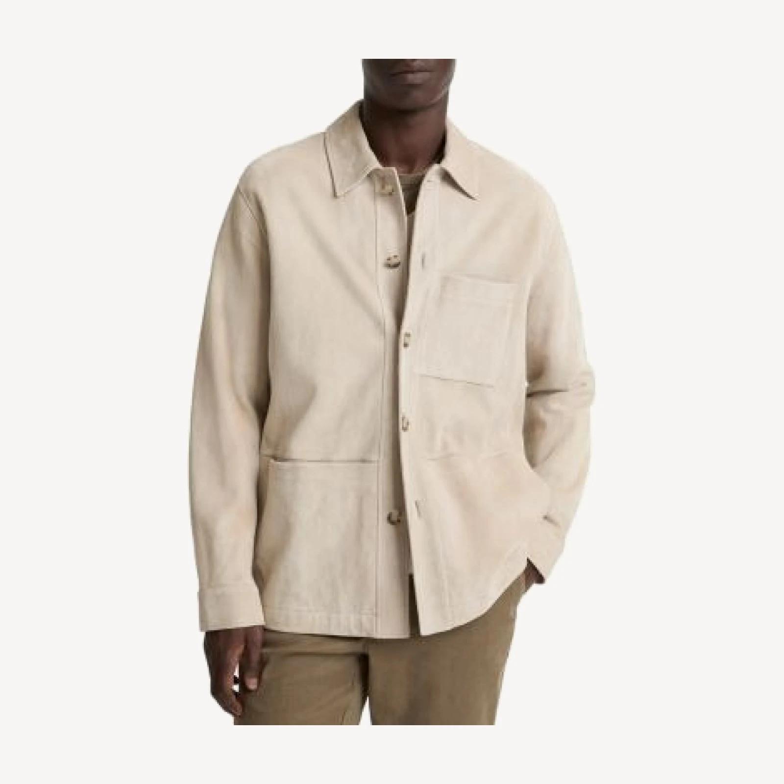Vince Suede Utility Jacket