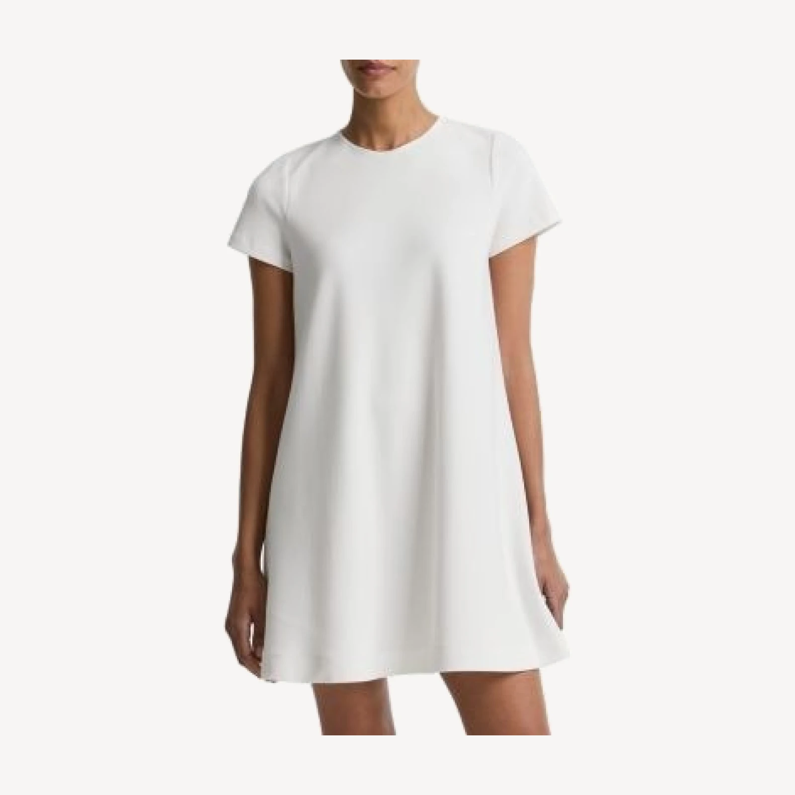 Vince Bias Short Sleeve Dress