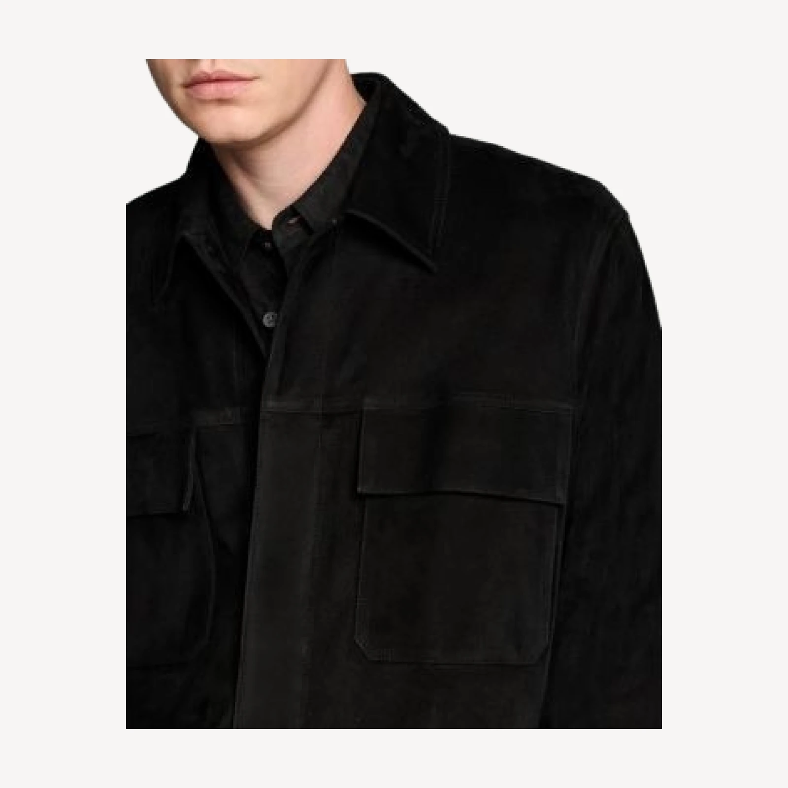Vince Suede Shirt Jacket