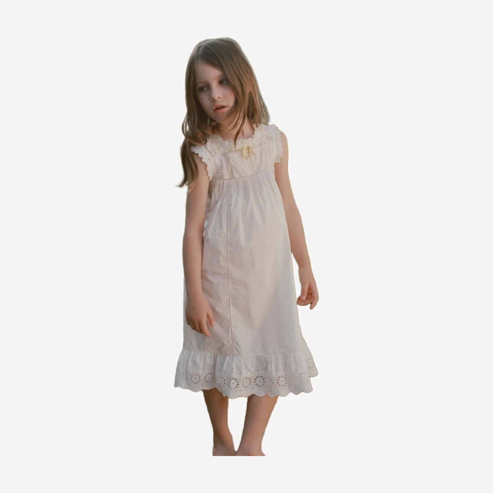 LITTLE PATIENCE DRESS -- SALT