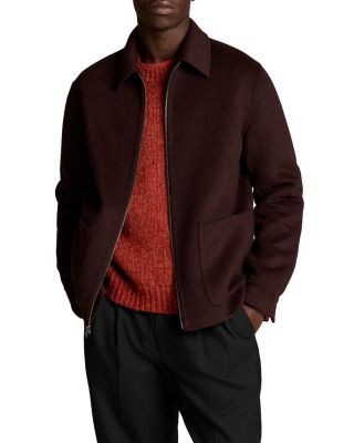 Vince Chocolate Plum Straight Splitable Jacket