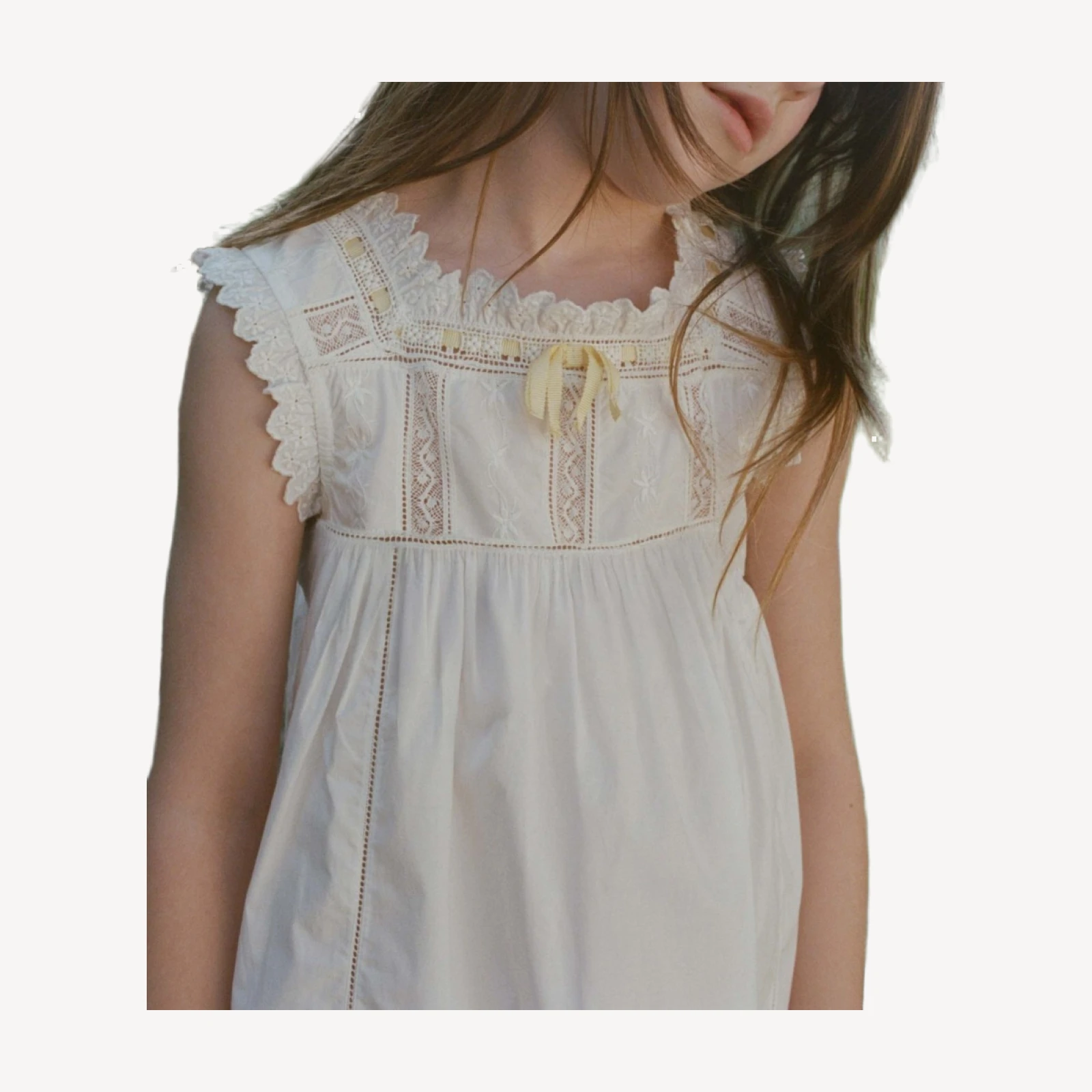LITTLE PATIENCE DRESS -- SALT