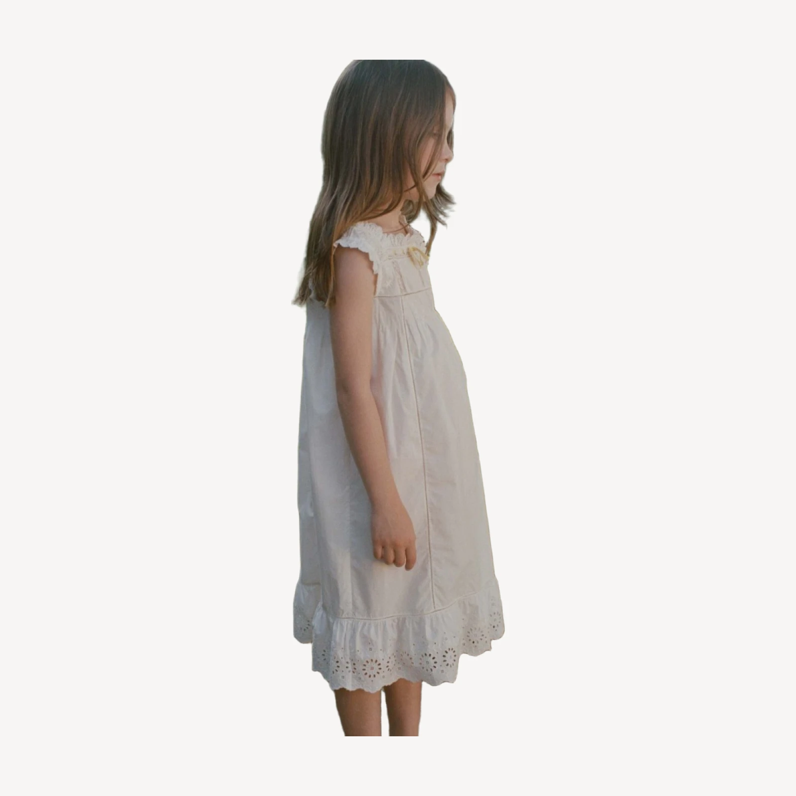 LITTLE PATIENCE DRESS -- SALT