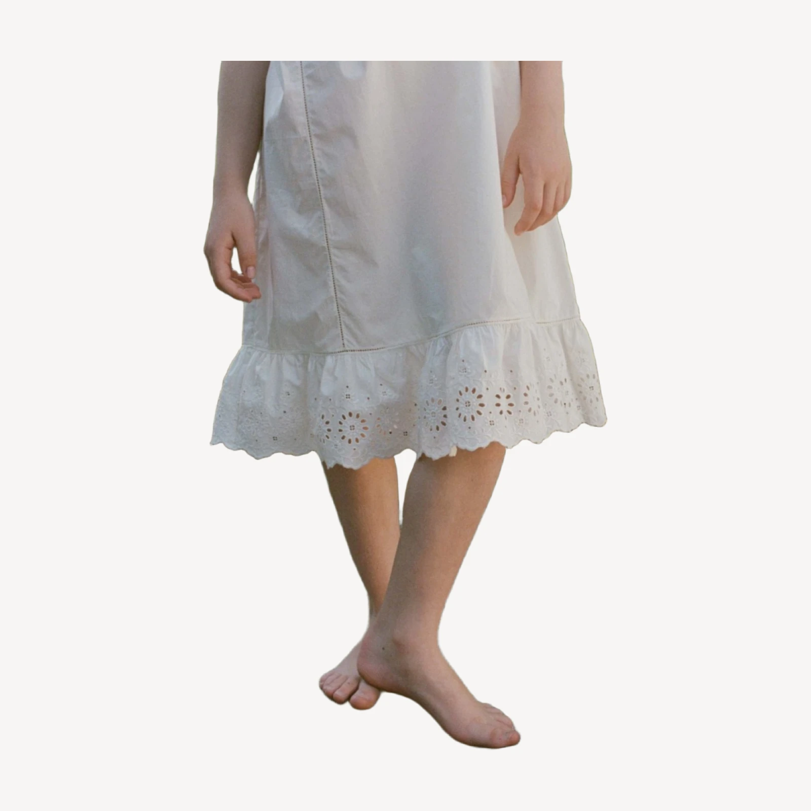 LITTLE PATIENCE DRESS -- SALT