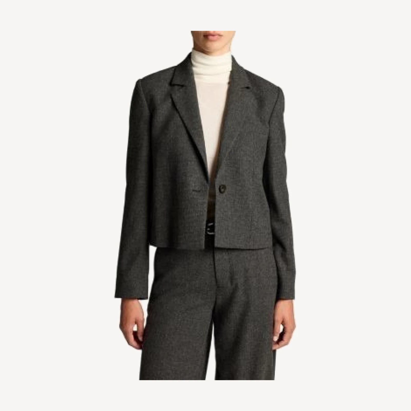 Vince Printed Cropped Blazer