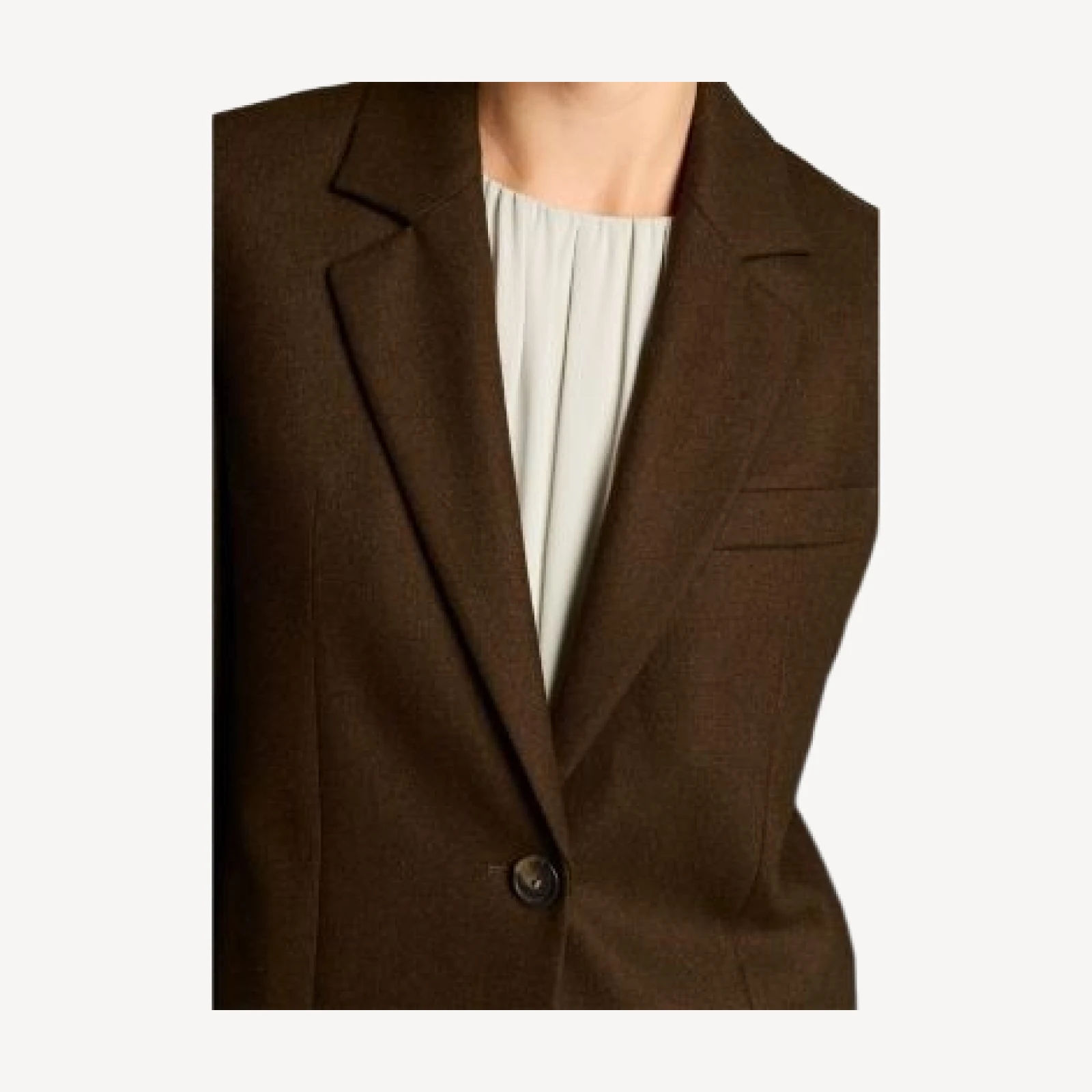 Vince Wool Blend Soft Flannel Blazer
