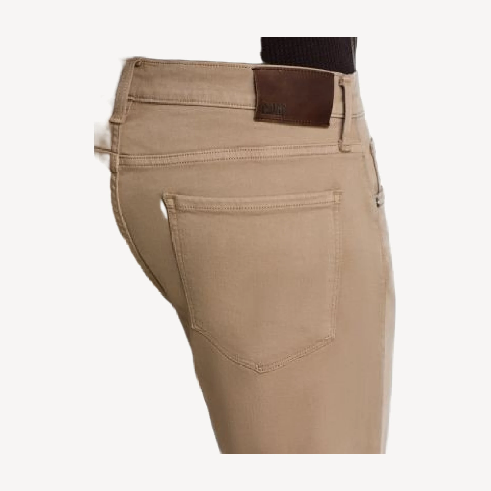 Paige Normandie Straight Fit Jeans in Toasted Almond