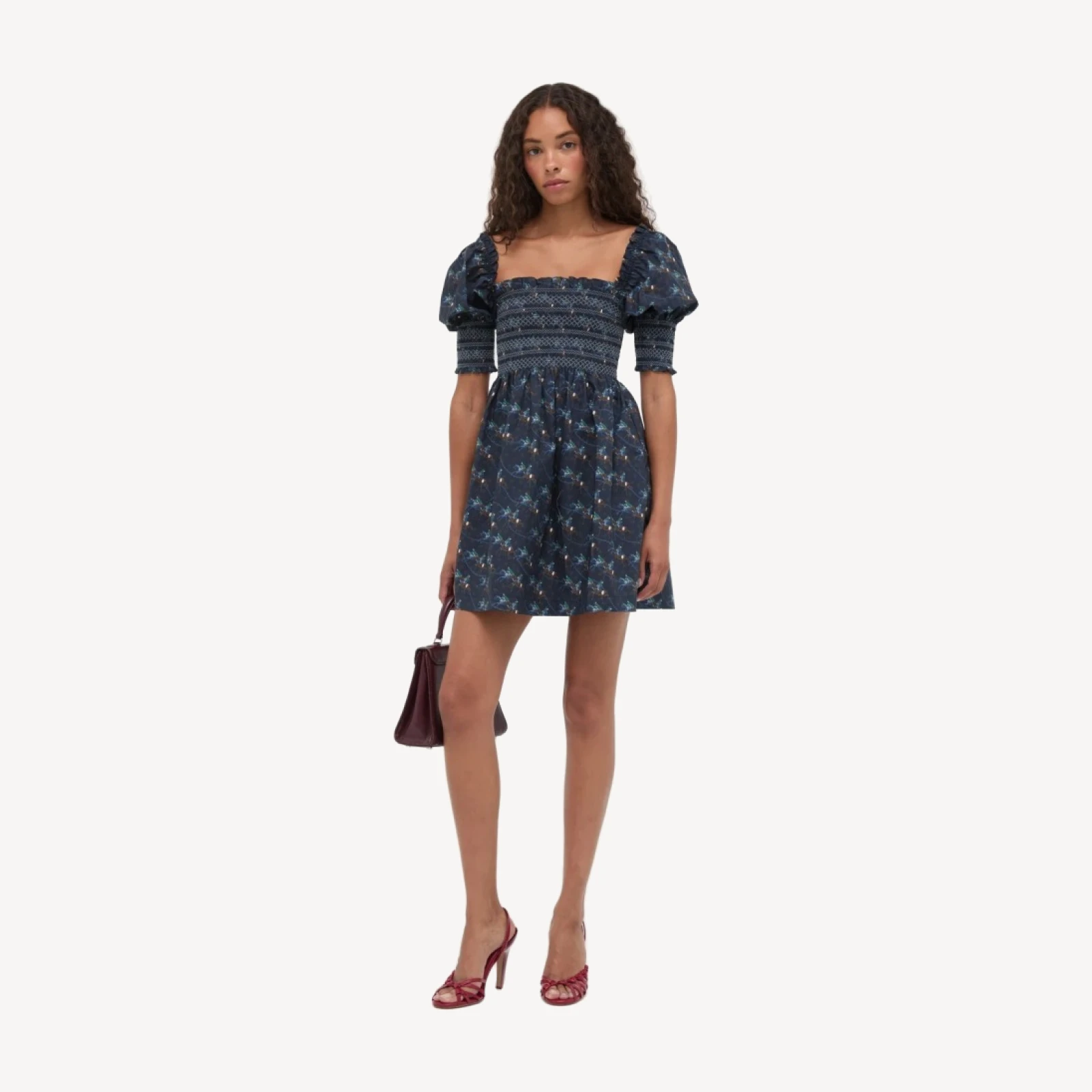 The Lila Nap Dress - Clydesdale Canter Navy